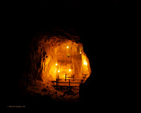 View from main tunnel to lower level